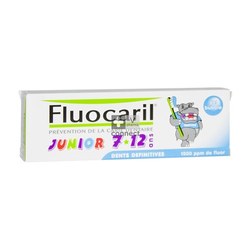 Fluocaril Bubblegum Junior  7-12 Ans Gel 50ml