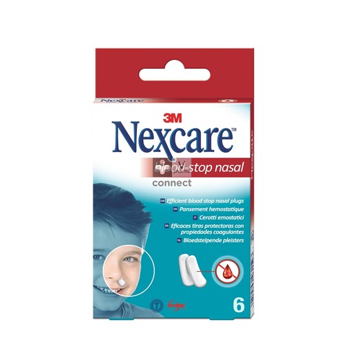 Nexcare Blood Stop Tampon Nasal Imprégné 6 Pièces