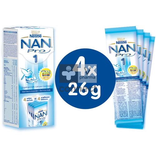 Nestle Nan Pro 1 Poudre 4 Sachets