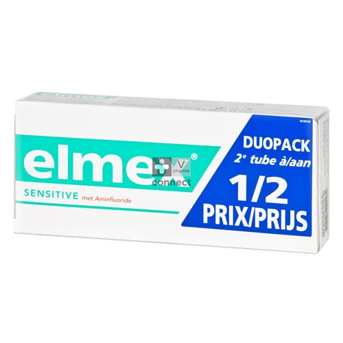 Elmex Sensitive Dentifrice 2 x 75 ml Prix Promo