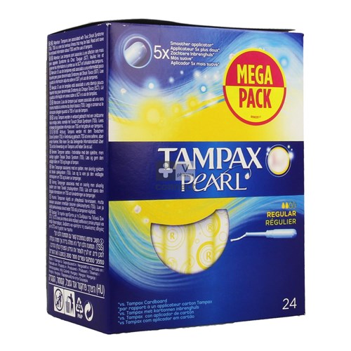 Tampax Pearl Regular 24 Tampons