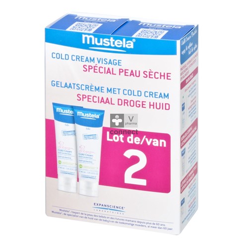 Mustela Bébé Cold Cream Nutriprotecteur 2 x 40 ml Promo