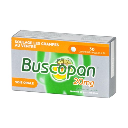 Buscopan 20 mg 30 Dragées