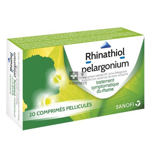 Rhinathiol Pelargonium 20 Comprimés