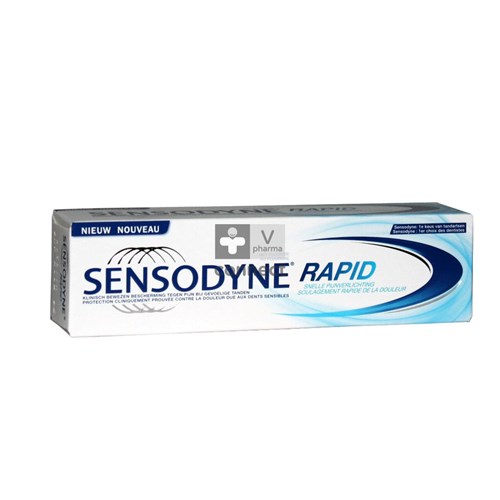 Sensodyne Rapid Dentifrice 75 ml
