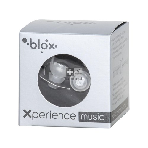 Blox Xperience Music Bouchon Oreille Transparent 1 Paire