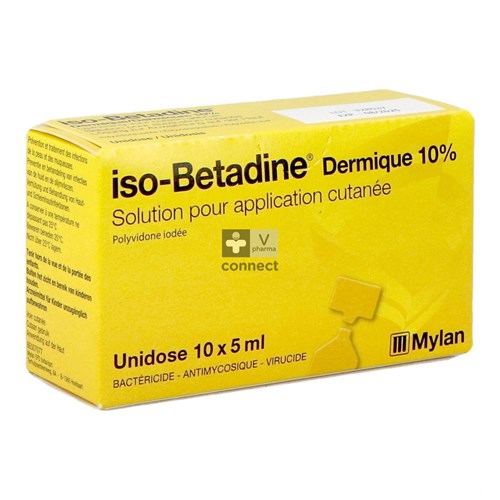 Iso-Betadine Dermique 10%  10x 5 ml