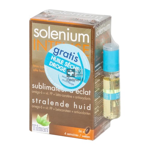 Solenium Intense 56 Capsules + Hydra Intense Huile Sèche 7,5 ml Offerte