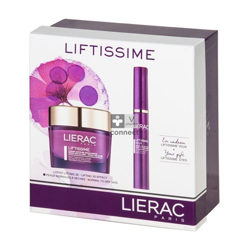 Lierac Liftissime Coffret Crème Soyeuse + Serum Re-Liftant Yeux Gratuit