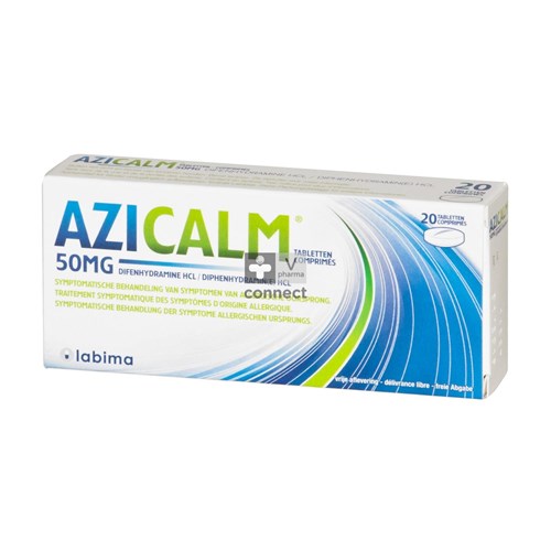 Azicalm 50 mg 20 Comprimés