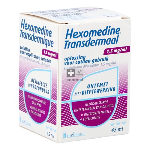 Hexomedine Transcutanee Solution 45 ml