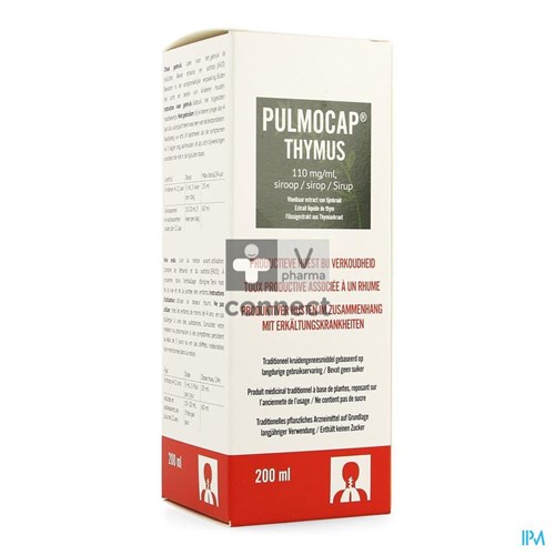 Pulmocap Thymus Siroop 200ml