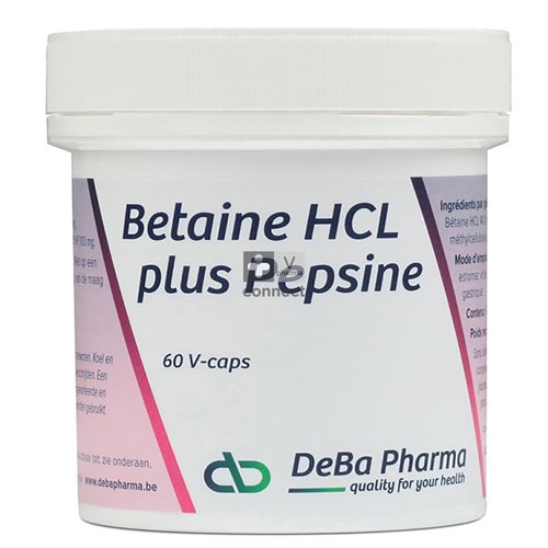 Deba Betaine HCL Plus Pepsine 60 Comprimés
