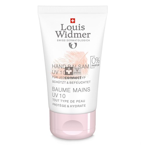 Widmer Baume Mains UV10 Sans Parfum 50 ml