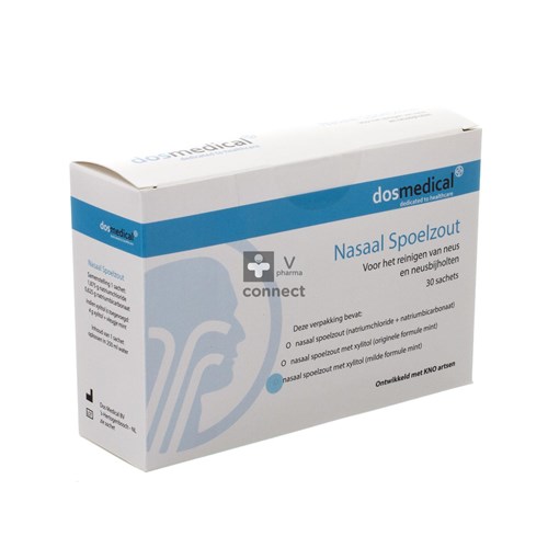 Dos Medical Sel Rincage Nasal + Xylitol 30 Sachets