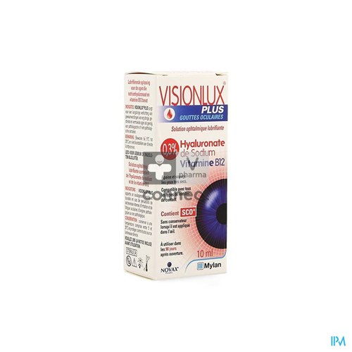 Visionlux Plus Gouttes Yeux 10 ml