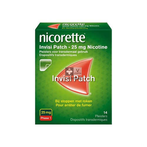 Nicorette Invisi Patch 25 mg 14 Patchs