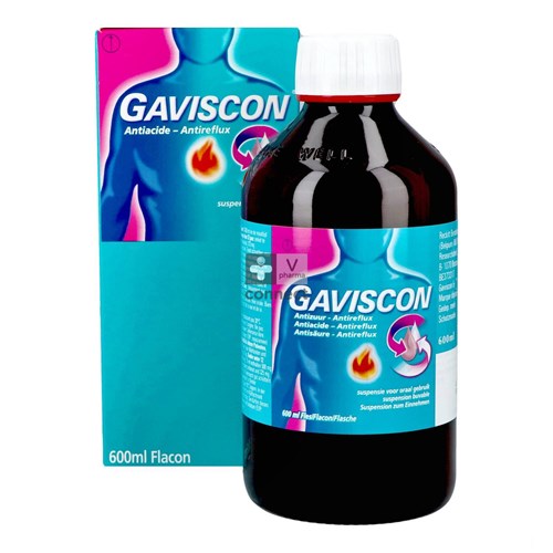 Gaviscon Antizuur-antireflux Suspensie 600 ml