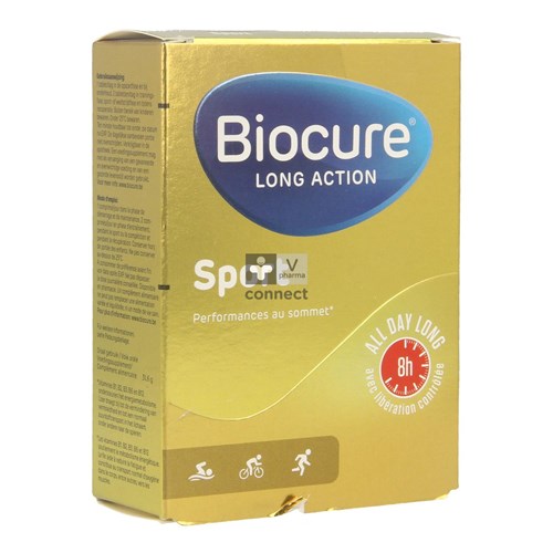 Biocure Long Action Sport 30 Comprimés