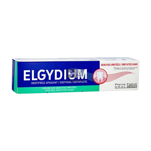 Elgydium Dentifrice Gencives Irritees 75 ml