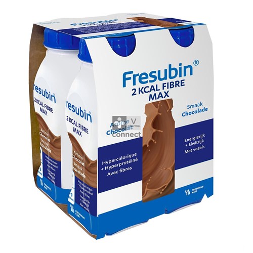 Fresubin 2 Kcal Fibre Max 300ml Chocolat/chocolade