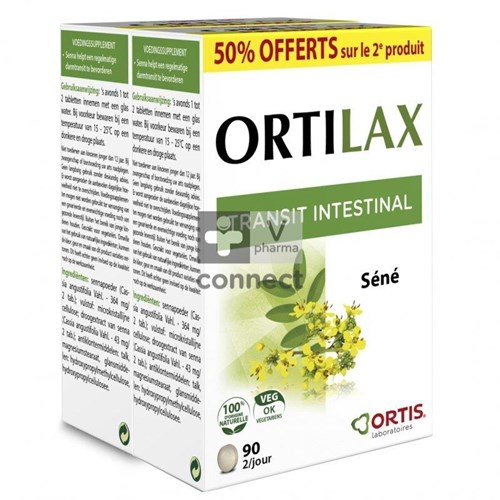 Ortis Ortilax  2 x 90 Comprimés 2ième à  -50%