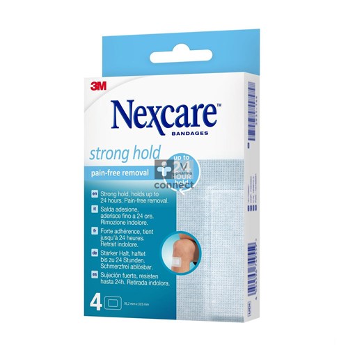 Nexcare Strong Hold Forte Pads 4 Pièces