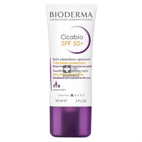 Bioderma Cicabio Soin Réparateur Apaisant SPF50+ 30 ml