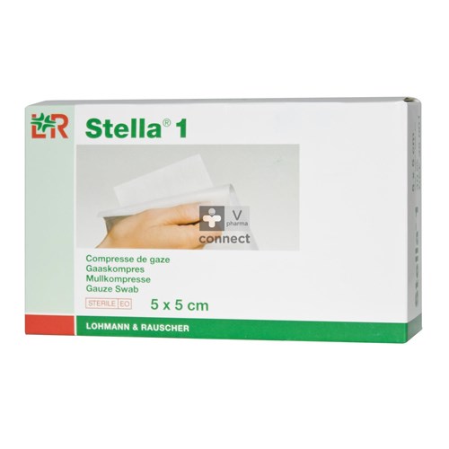 Stella 1 Compresses Steriles 5 x 5 cm 40 Pièces