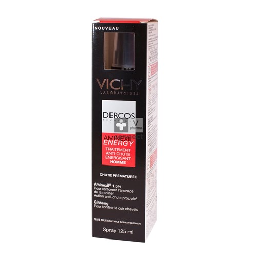Vichy Dercos Aminexil Energy Anti Chute Homme Spray 125ml