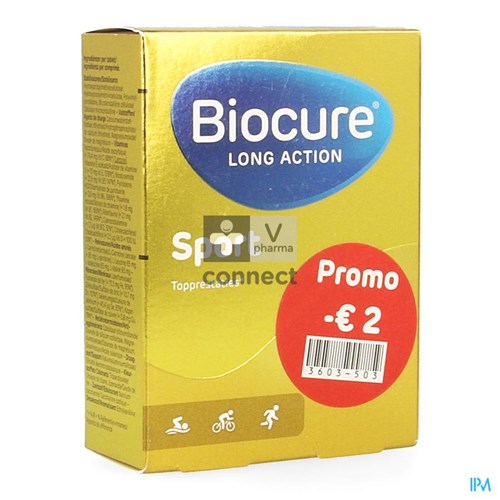 Biocure Long Action Sport 30 Comprimés Prix Promo
