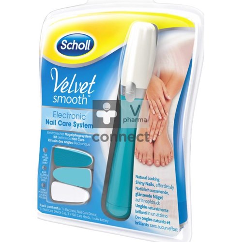 Scholl Velvet Smooth Electr.nail Care System Blauw