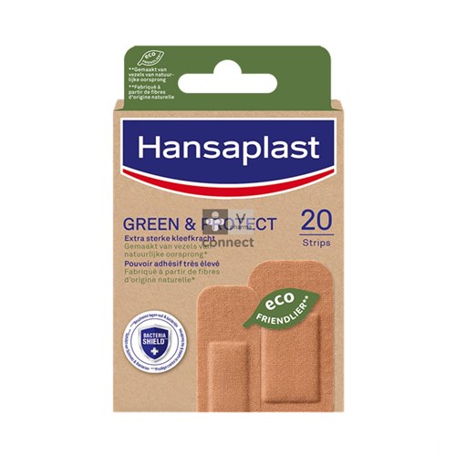 Hansaplast Pleisters Green&protect Strips 20