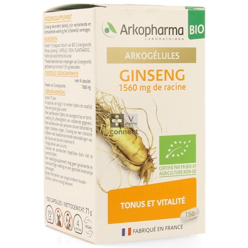 Arkocaps Ginseng Bio Caps 150
