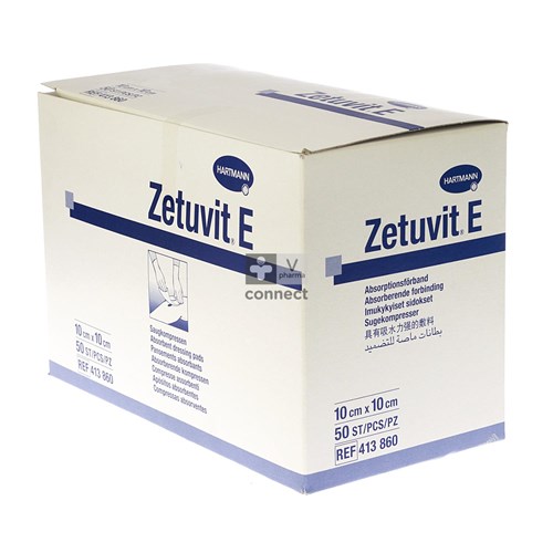 Zetuvit E Compresses Non Steriles 10 cm  X10 cm  50 Pieces