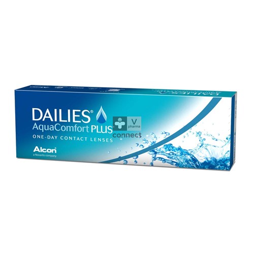 Dailies Aqua Confort + 30 Lentilles Journalieres Dioptrie :  -2,75
