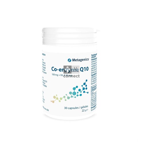 Metagenics Coenzyme Q10  100 mg + Vitamine E 30 Gélules