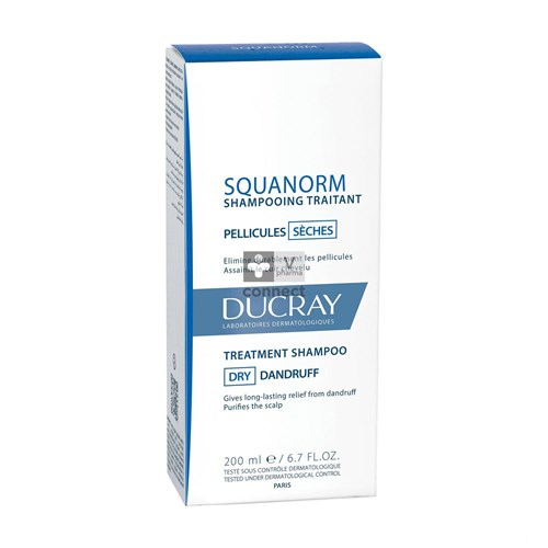 Ducray Squanorm Shampooing Pellicules Sèches 200 ml