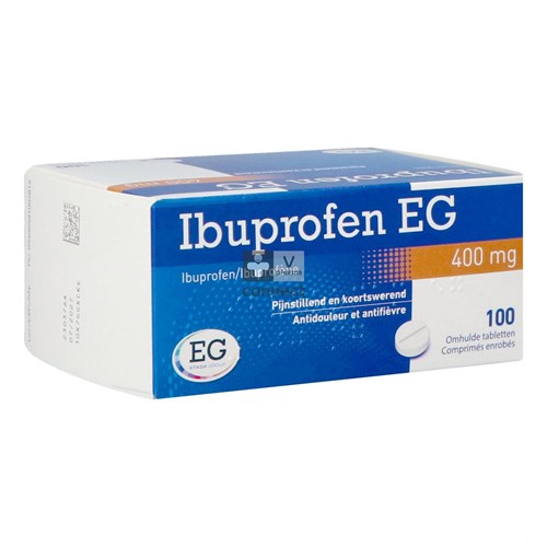 Ibuprofen EG 400 Mg Filmomh Tabl 100 X 400 Mg