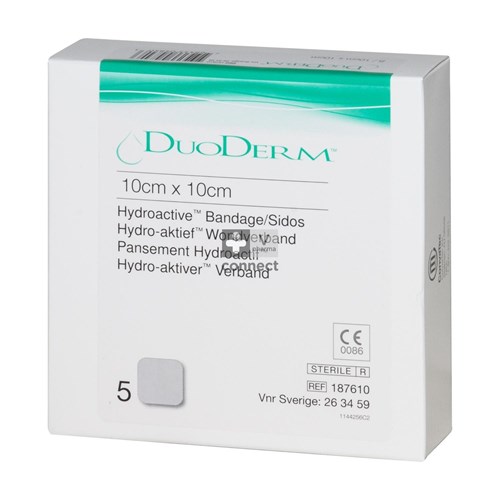 Duoderm Hydro 10x10  5  Pieces R.H7610