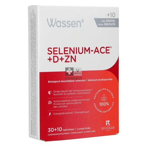 Selenium Ace+D+Zn 30 + 10 Comprimés Gratuits