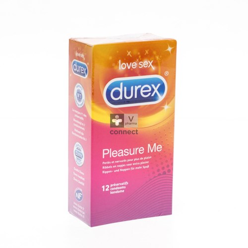 Durex Pleasure Me Preservatifs 12 Pièces