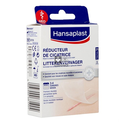 Hansaplast Med Reducteur de Cicatrices 21 Patchs