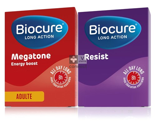 Biocure Resist 60 comprimés + Megatone Energy Boost 30 Comprimés Prix Promo