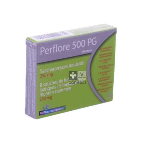 Perflore 500 Pg Pharmagenerix Caps 10