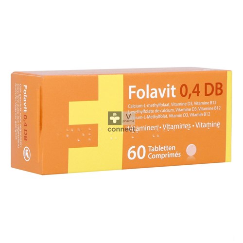 Folavit 0.4 mg 60 Comprimés