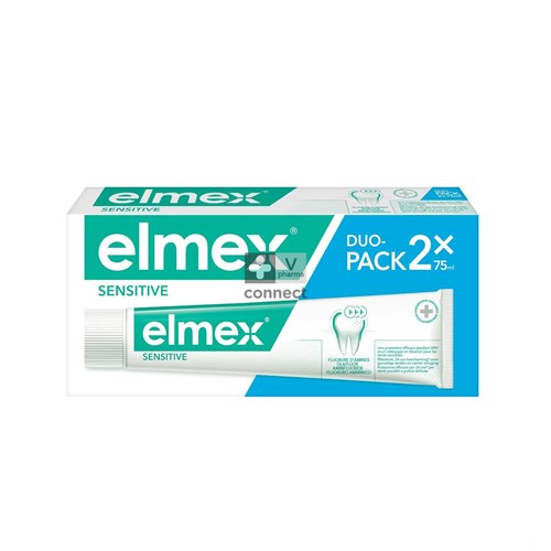 Elmex Sensitive Dentifrice 2 x 75 ml