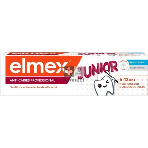 Elmex A/caries Professional Junior 75ml Nf