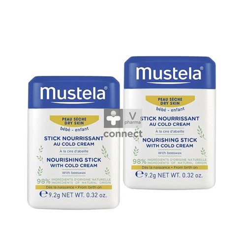 Mustela Ps Stick Nourrissant Cc 9,2 g Promo 2e -50%