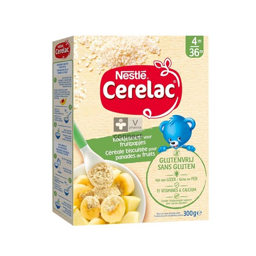 Nestle Cerelac Cereale Biscuitee Sans Gluten 300 g